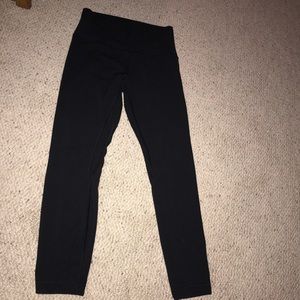 Black Lululemon Align Pant II 25”